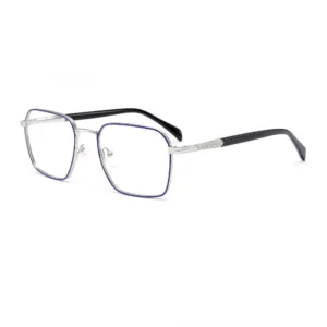 משקפי ראייה מרובעים מתכת לגברים |  Metal Square Fashion