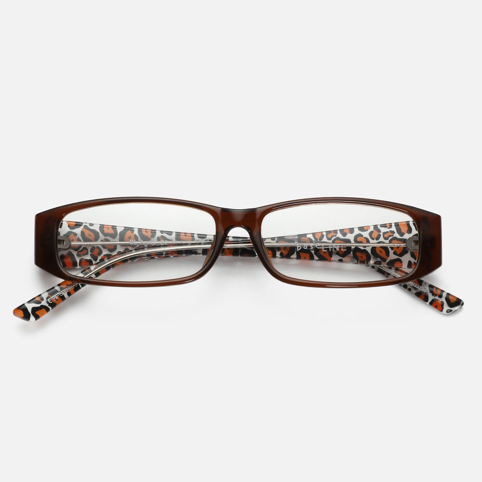 מסגרת אופטית מנומרת לנשים - דגם Leopard Chic | אצטט איכותי – תמונה 3