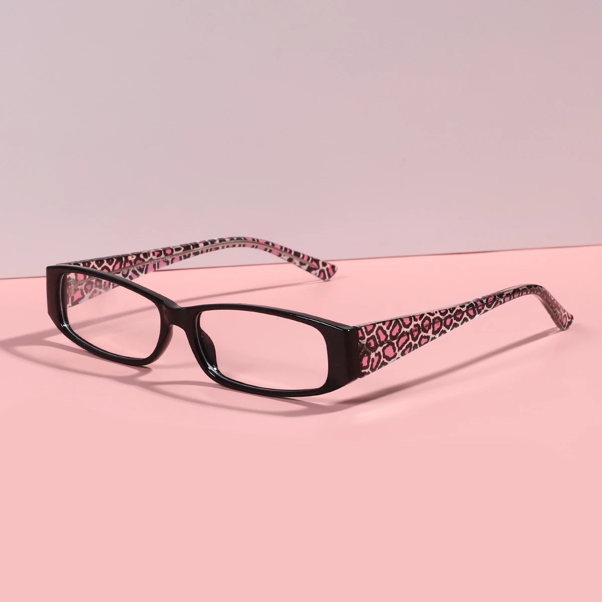 מסגרת אופטית מנומרת לנשים - דגם Leopard Chic | אצטט איכותי – תמונה 5