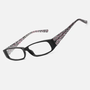 מסגרת אופטית מנומרת לנשים - דגם Leopard Chic | אצטט איכותי