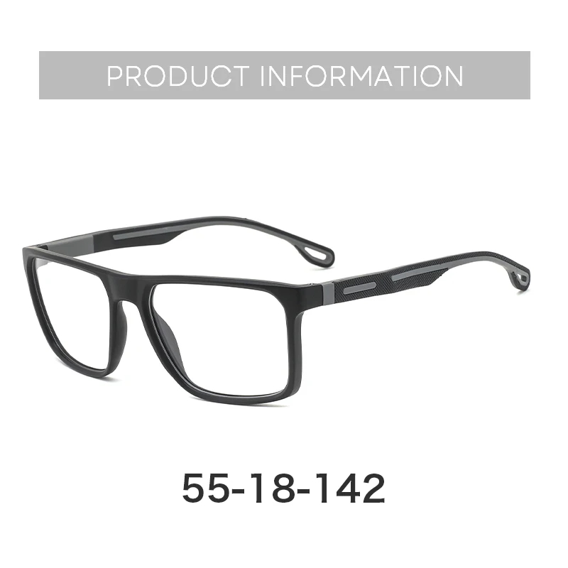 משקפי ראייה מרובעים TR-90 | דגם Modish Square | קלים וגמישים – תמונה 2