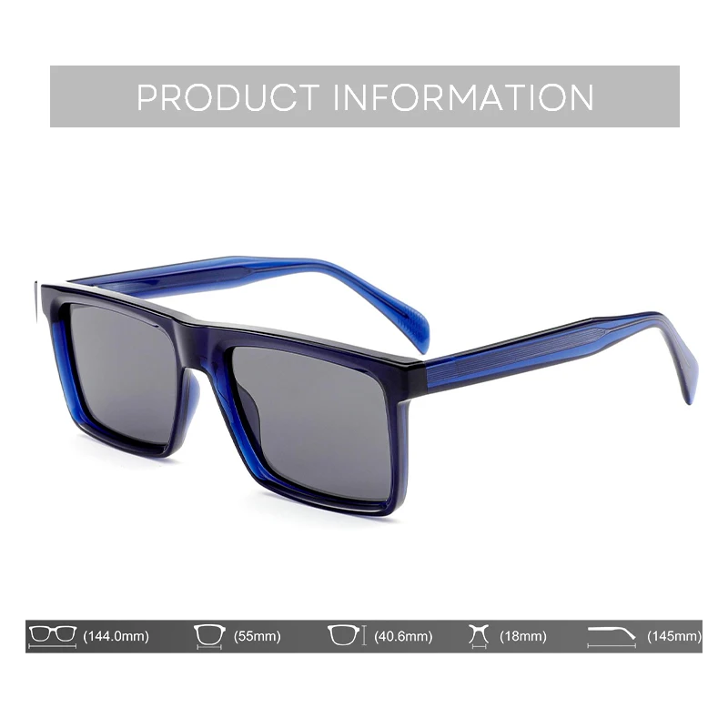 משקפי שמש אופטיים Rectangle | דגם VERSA Polarized | יוניסקס – תמונה 2