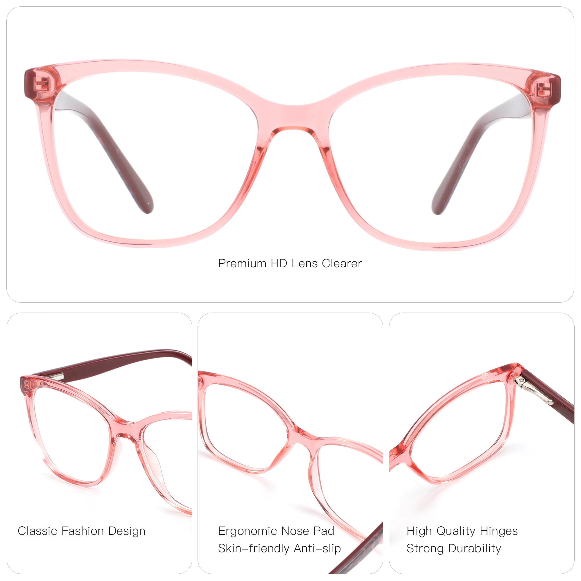 משקפי קריאה ומחשב Cat-Eye – הגנה חכמה בסטייל נשי – תמונה 5