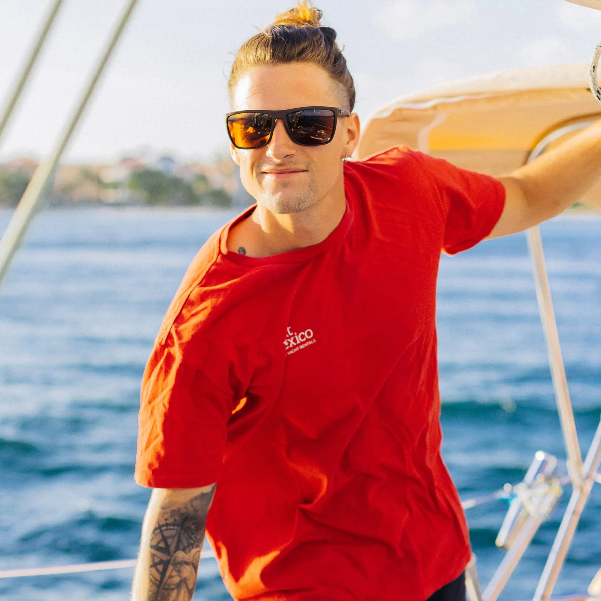 משקפי שמש אופטיים ספורטיביים TR90 | דגם VINTAGE WING יוניסקס – תמונה 2