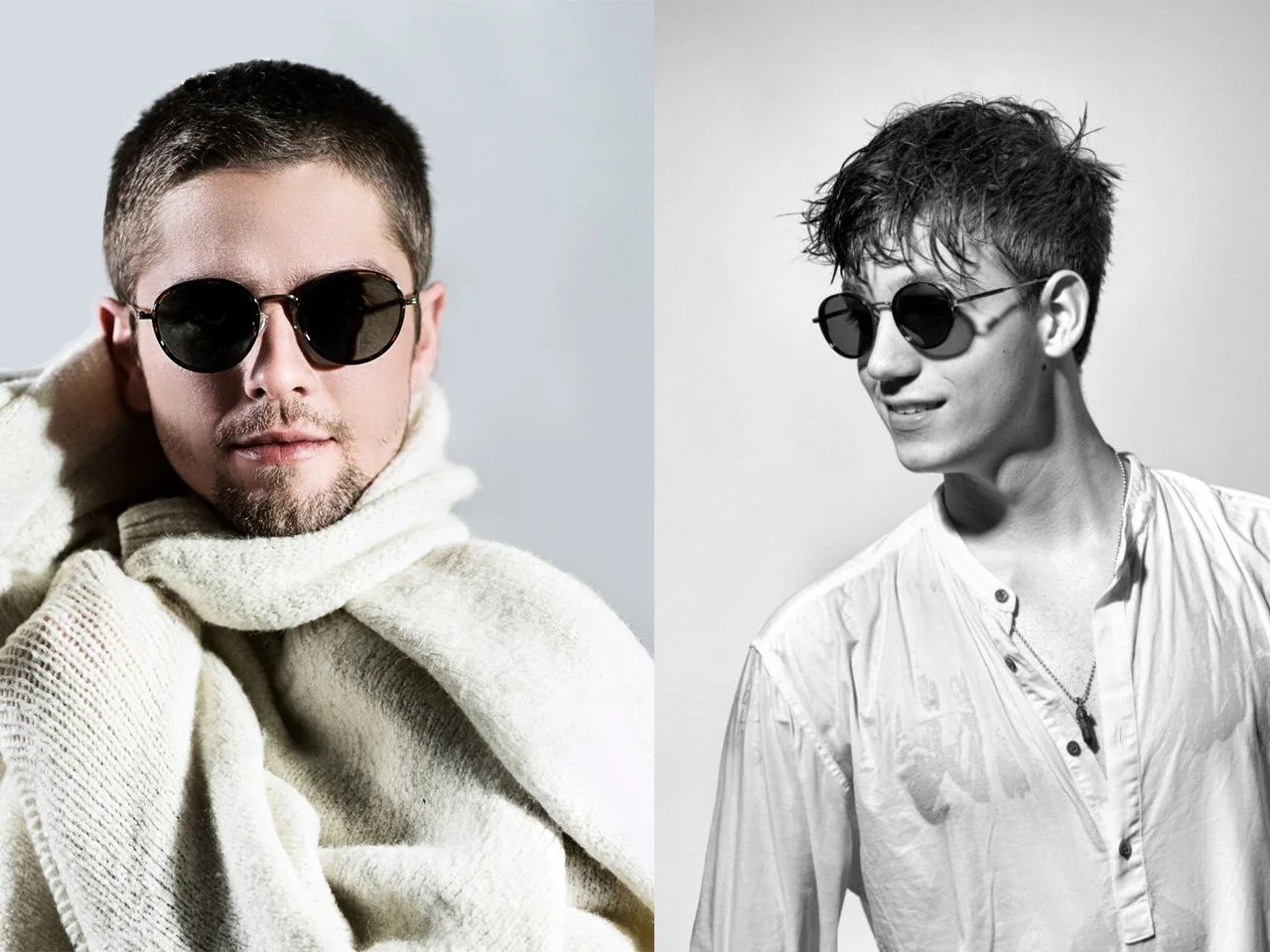 משקפי שמש VISU Steampunk עגולים - יוניסקס פולרייזד – תמונה 5