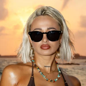 משקפי שמש עגולים | דגם ECO-CIRCLE Retro | אצטט ופולרייזד