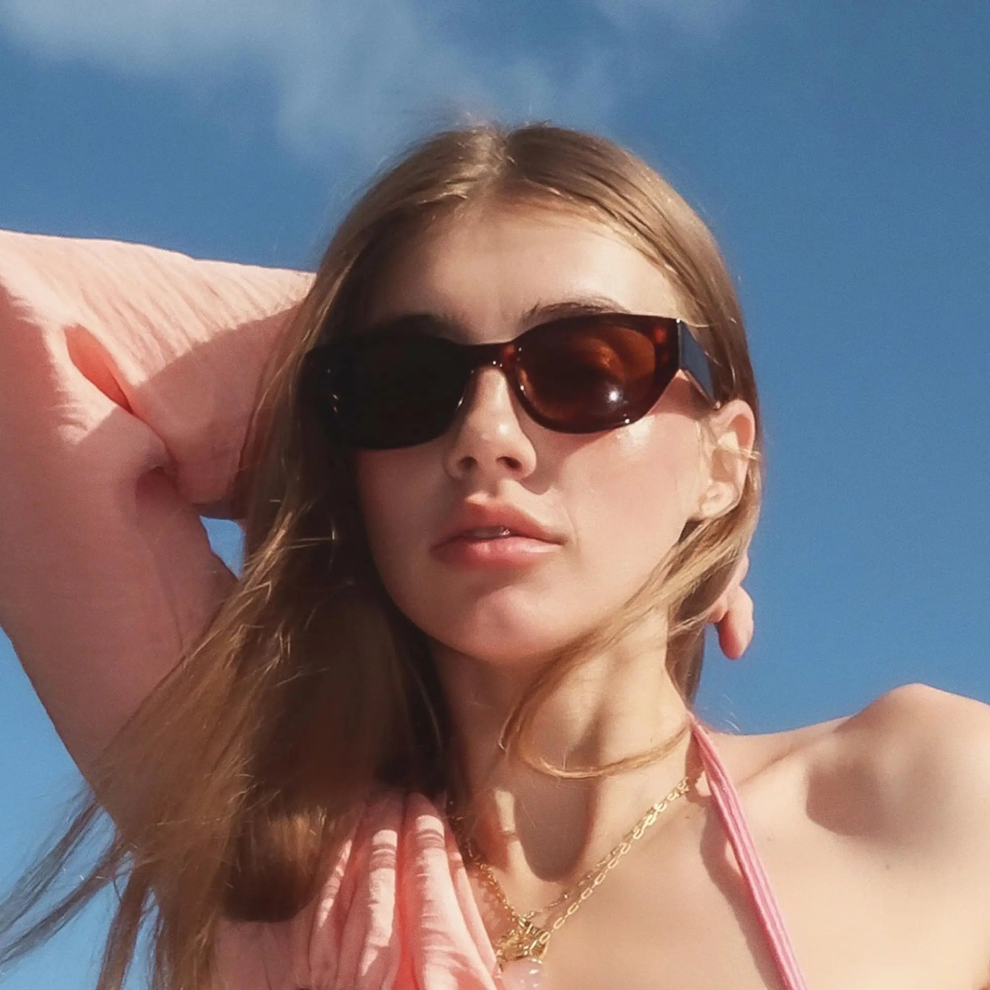 משקפי שמש VISU Cat Eye - פולרייזד וטרנדי לנשים – תמונה 2