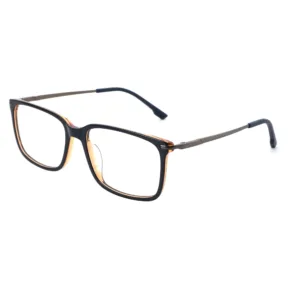 משקפי ראייה מלבניים אצטט XL לגברים